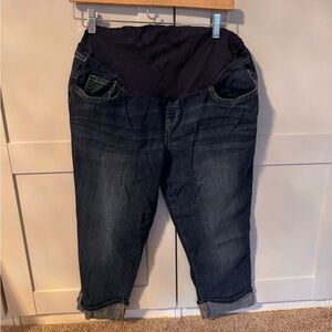 Old Navy Women's Cropped Dark Wash Jeans